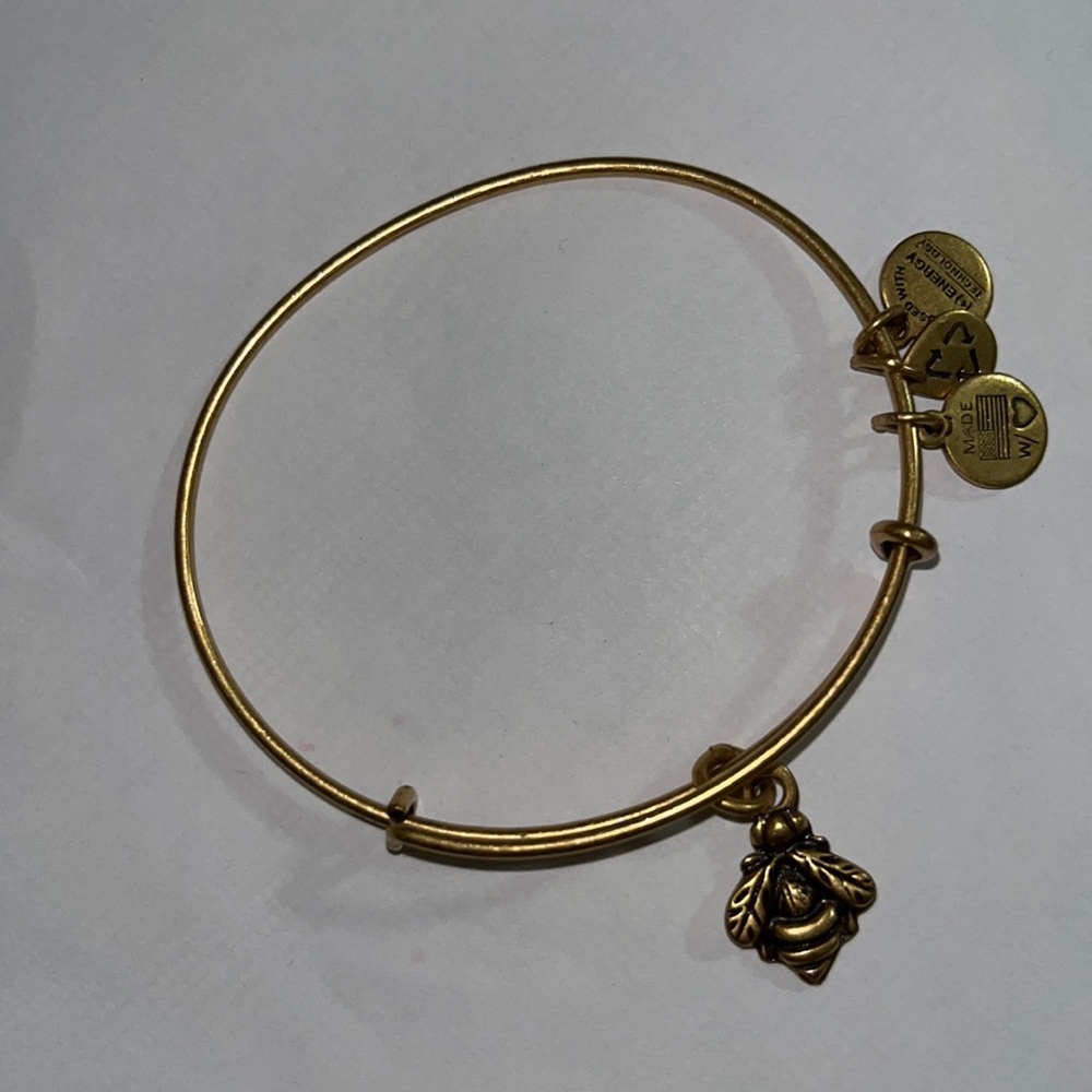 Alex and Ani adjustable Bee charm bracelet